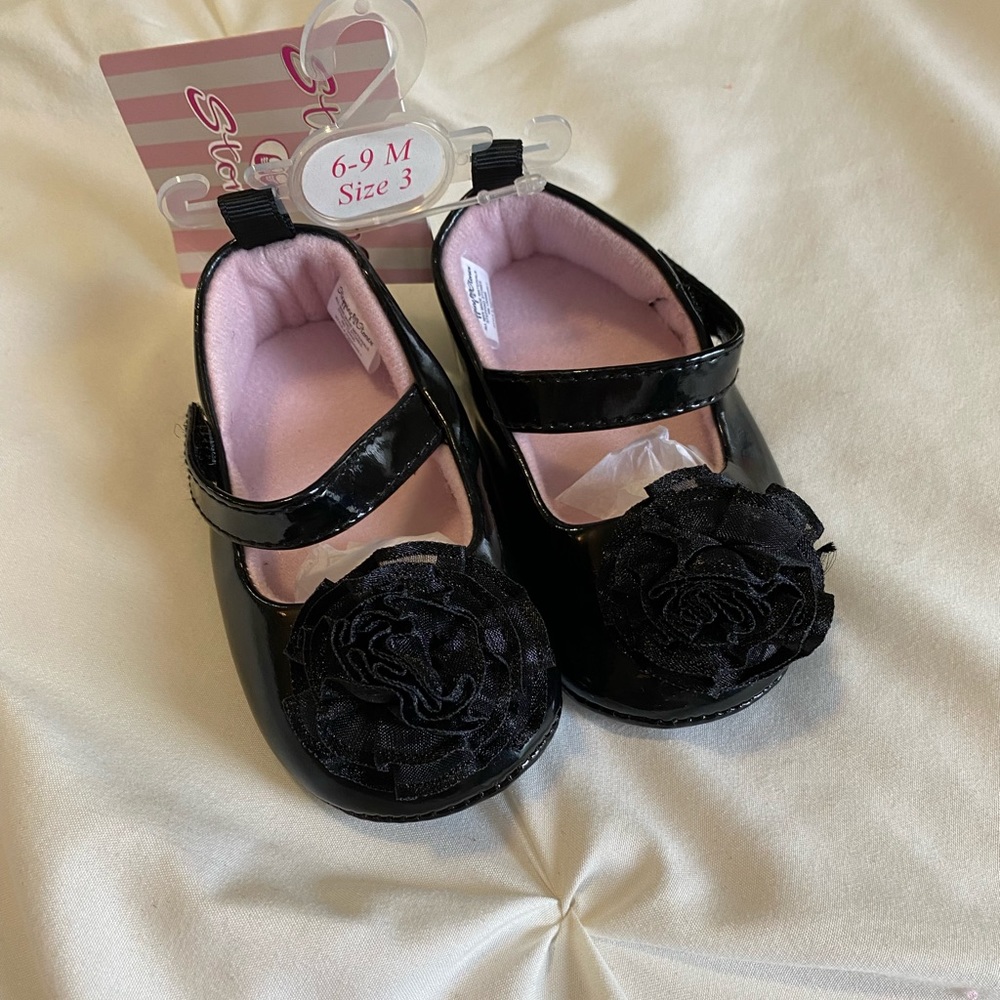 NWT Stepping Stones Black Formal Shoe